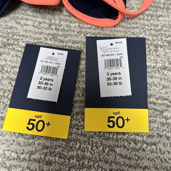 Baby GAP Minnie Mouse Bathing Suit with matching flip flops NWT 2T or 3T - Picture 4 of 4